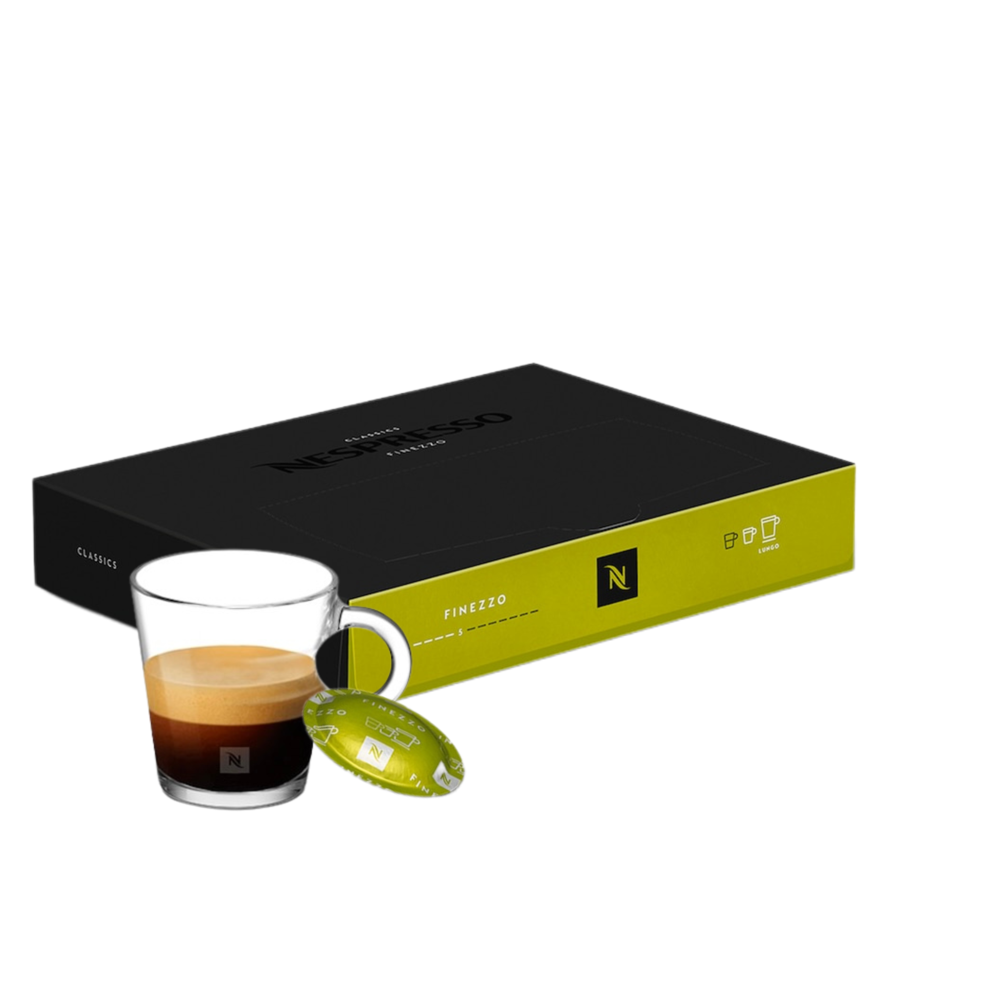 Nespresso Professional Finezzo Espresso Capsules - 300 Count Bulk/Loose, Brazil Origin, BB 10/30/25