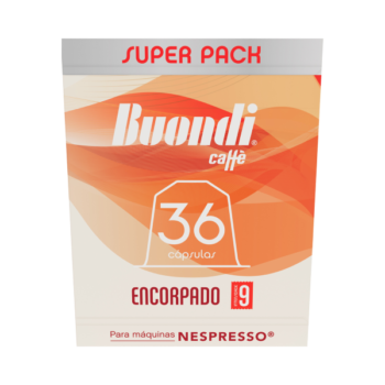 Capsulas Compatibles Nespresso® Buondi® Encorpado Super Pack 36 unid.