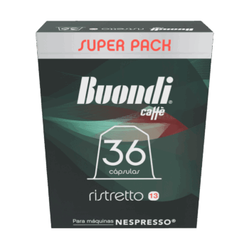 Capsulas Compatibles Nespresso® Buondi® Ristretto Super Pack 36 unid.