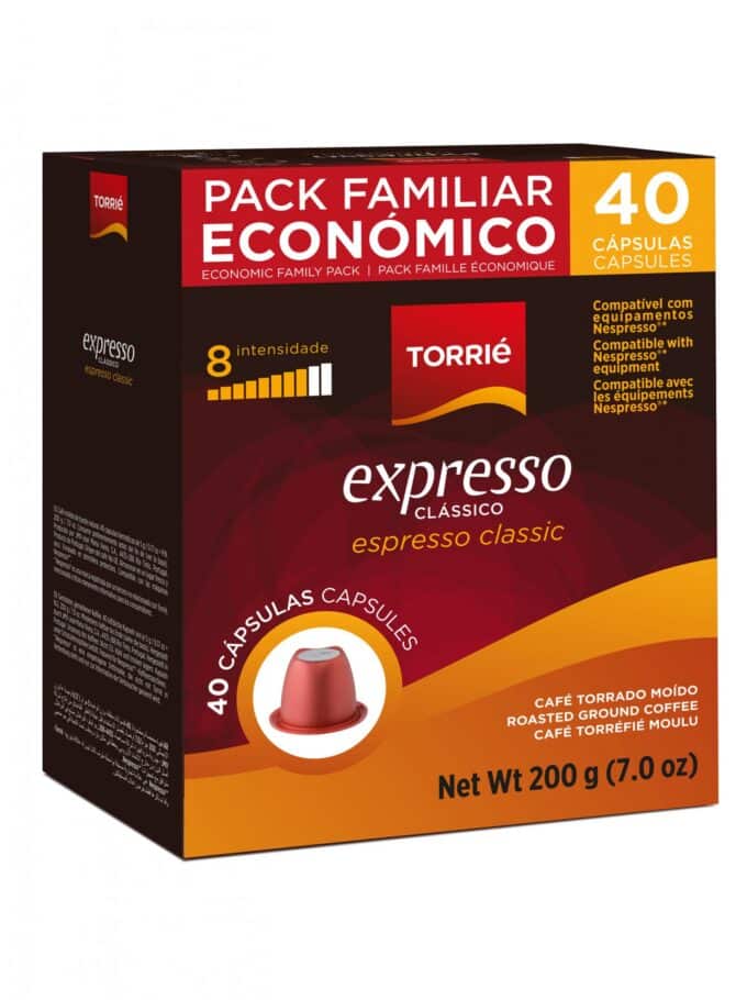 Capsulas Compatibles Nespresso® Torrié® Expresso 40 unid.